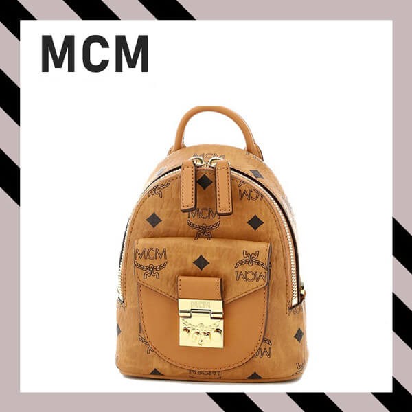 MCMリュック 偽物★エムシーエム バッグ ミニ ビセトス パトリシア 2WAY バックパック MWRBSPA01