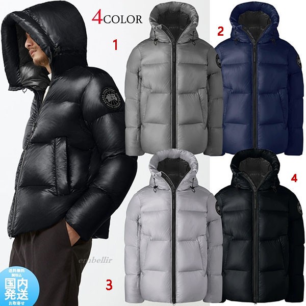 即発カナダグース  CROFTON PUFFER ブラックレーベル コピー 2252M