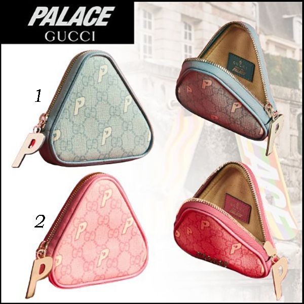 即日配送PALACE×グッチ 偽物 メンズOK シュプリームGG-P小銭入れ 2色 723144FAAZV4144