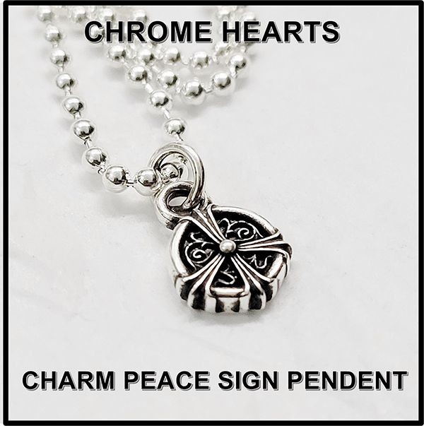 早い者勝ちクロムハーツ チョーカー コピー CHARM PEACE SIGN PENDENT