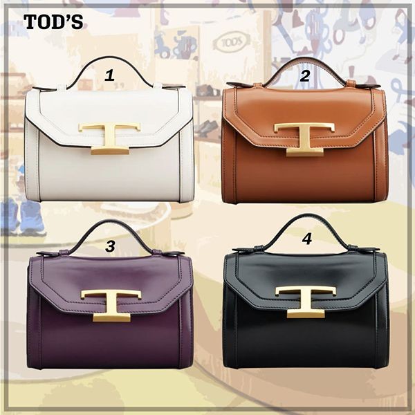 【TODS コピー】Tタイムレス レザークロスボディ バッグ マイクロ 4色 XBWTSPB0000GT7B013