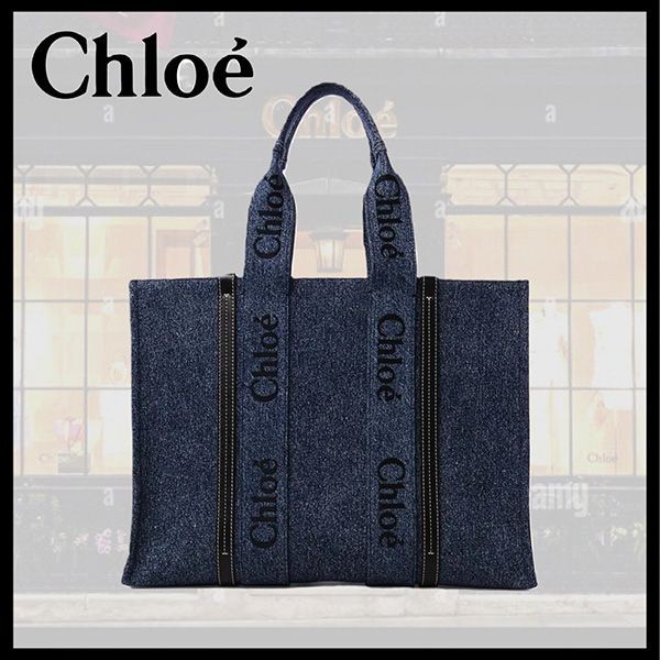 早い者勝ちクロエ 偽物 borsa tote grande woody トートバッグ CHC23US382K3545D