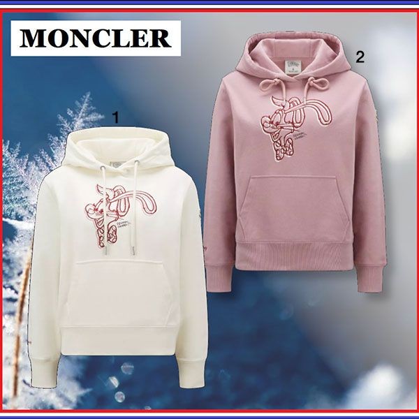 モンクレール Embroidered Hoodie パーカー コピー 2色 I10938G00026899WC523