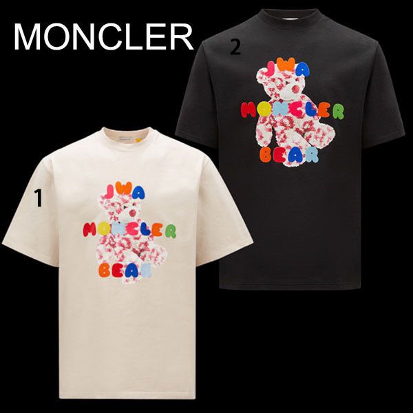 世界中で大人気モンクレール JW Anderson ロゴ Tシャツ 偽物 I109E8C00001