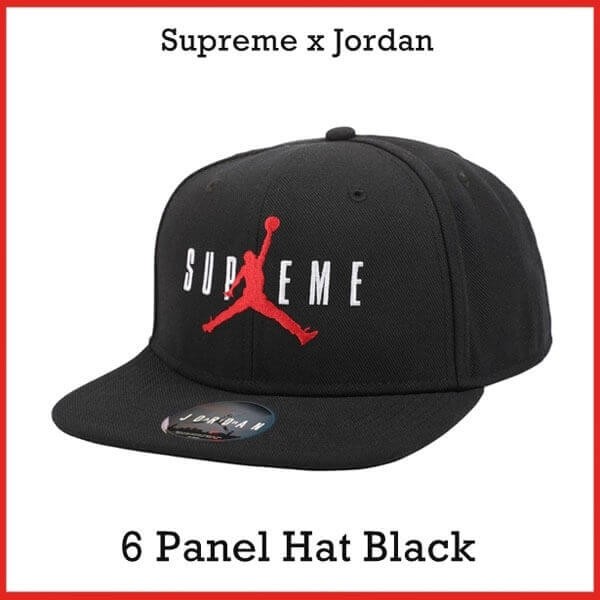 シュプリーム ニューエラ 偽物 supreme jordan キャップ 偽物 6 Panel Hat Black fw