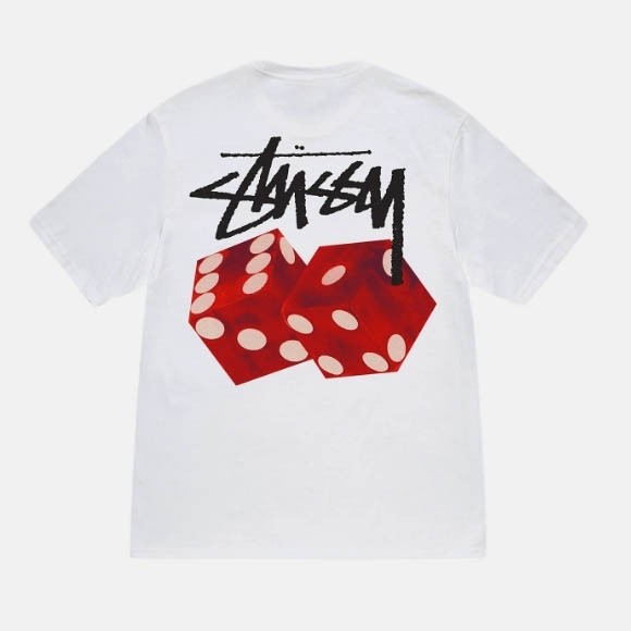 ステューシー ダイス tシャツ 偽物 ★人気のダイス!レア! STUSSY DICED OUT Tシャツ