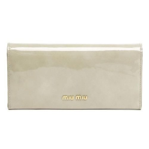 ミュウミュウ MIU MIU エナメル革 長財布 5M1109-3CJ-482