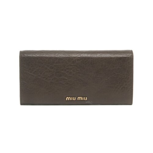 ミュウミュウ MIU MIU 長財布 ラム革 5M1109