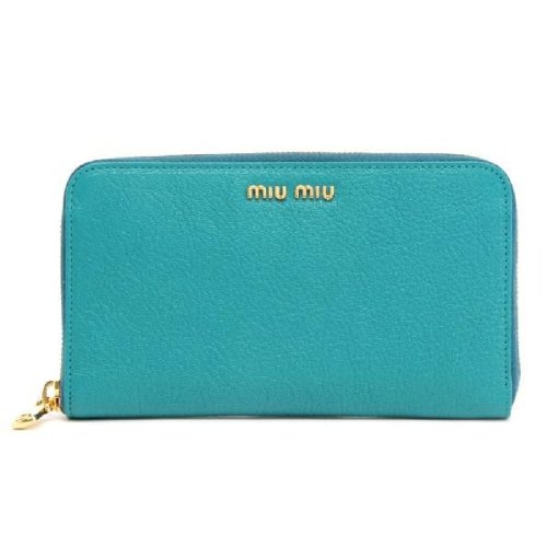 ミュウミュウ MIU MIU 長財布 型押し革5M0506-034-136