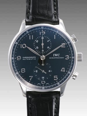 IWC ポルトギーゼ クロノ IW371438 ステンレス ブラック