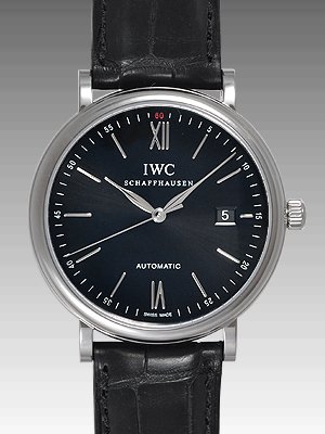 IWC ポートフィノ IW356502 ステンレス ブラック 40.0mm