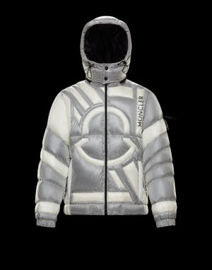 モンクレール 偽物 MONCLER×Craig Green★PERMITON ダウンジャケット【白×グレー】100813