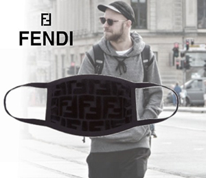 【FENDI】限定コラボ! FENDI X JACKSON WANG ベルベットマスク100917