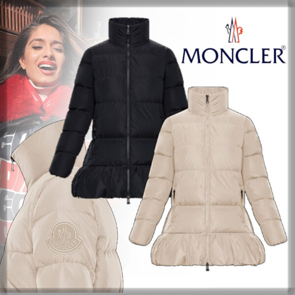 裾フリルが可愛い MONCLER ★ BRUNEC ★ ピーコート ダウンジャケット 0931B51300C0382999