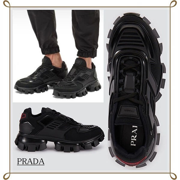 【PRADA】クラウドバスト サンダー ニット スニーカー 2EG2933KZUF0002