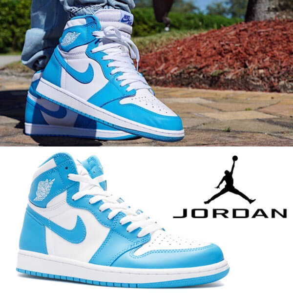 ナイキ エアージョーダン スニーカー コピー  AIR JORDAN 1 RETRO HIGH OG UNC201017a02