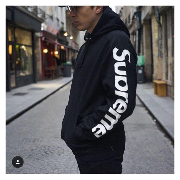 シュプリーム パーカー 偽物 Supreme 偽物 最安 SS18 Sideline Hooded Sweatshirt Black201116CC07