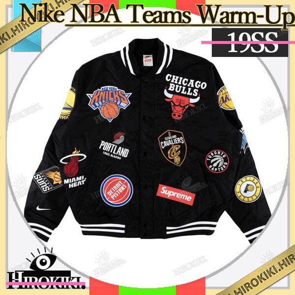 シュプリーム ナイキ コピー エヌビーエー チーム ウォーム アップ ジャケット Supreme × Nike NBA Teams Warm-Up Jacket ナイキ Black201116CC0194