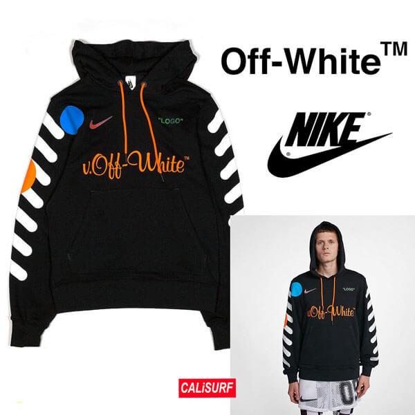 【激レアアイテム】ナイキ オフ ホワイト パーカー コピー Nike Lab x Off White コラボ フーディー/BLK201116CC4