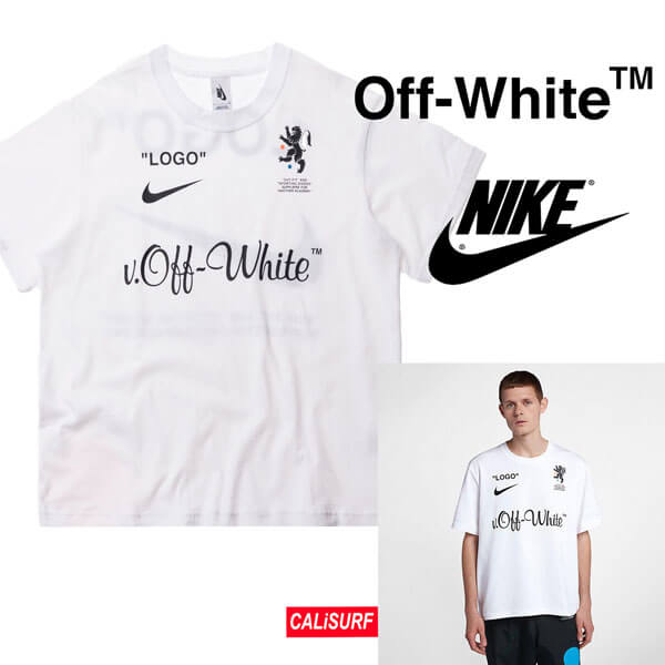 【激レアアイテム】ナイキ オフ ホワイト Tシャツ コピー Nike Lab x Off White コラボ TEE/WHITE201116CC5