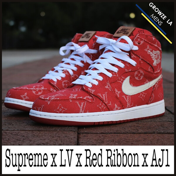 ★【ナイキ  コピー 】Red Ribbon Recon x Supreme x LV x Air Jordan 1201120AA15