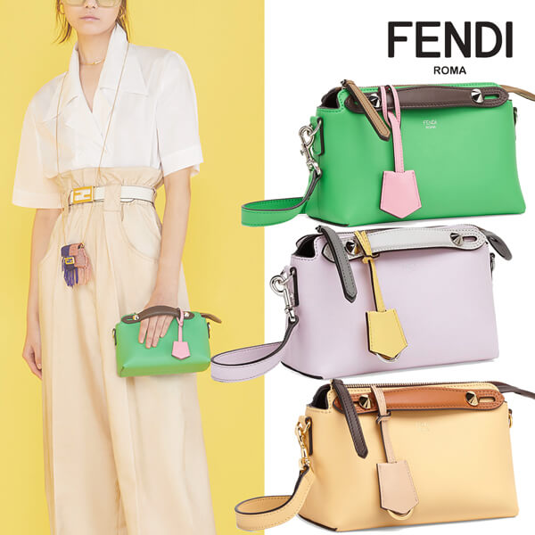 FENDI BY THE WAY MINI偽物 マルチカラー ミニ ボストンバッグ201120129