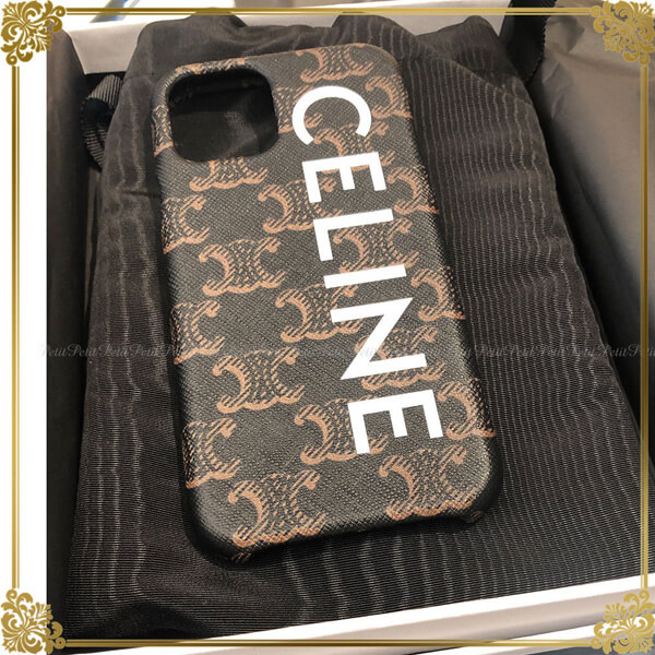 CELINE 偽物トリオンフ ロゴ iPhone11Pro 用ケースSa2026