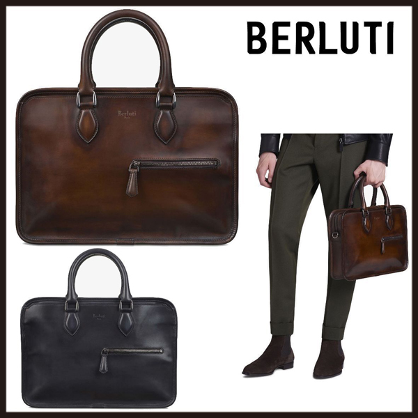 Berluti ベルルッティスーパーコピー| Un Jourミニ カーフレザー ブリーフケースIFTV20