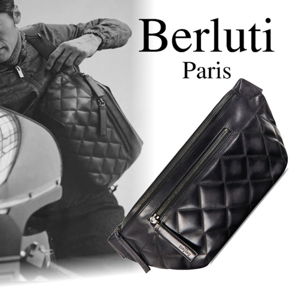 18AW Berluti ベルルッティスーパーコピー カーフレザークロスボディBag OceansIFTV23