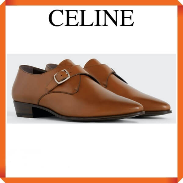 CELINEセリーヌ コピー JACNO BUCKLE SHOE IN SHINY CALFSKIN 328483174C.04CA