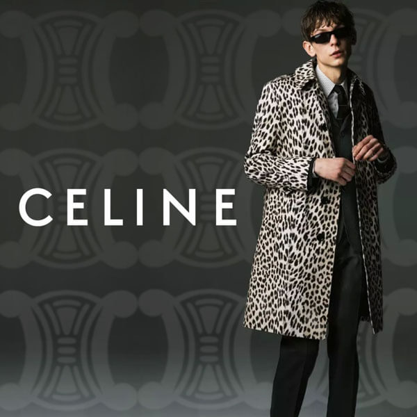 19SS《 CELINE  》セリーヌ コピーレオパードプリント コットン コート 2M038944D.19LM