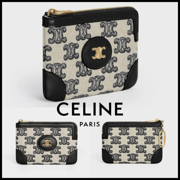 【CELINE】コピーコイン & カードケース / トリオンフエンブロイダリー 10G682CR1.38NO