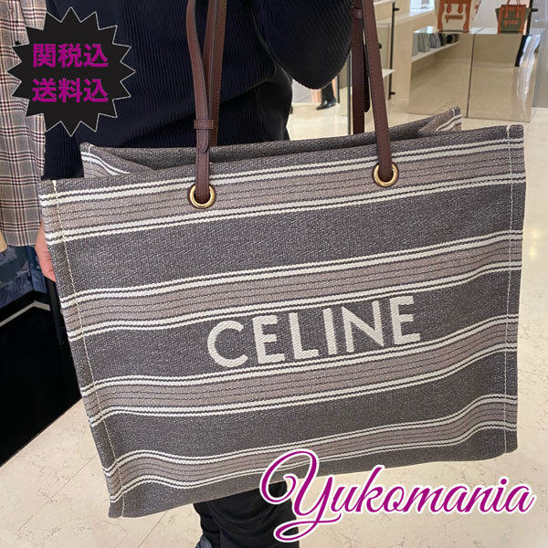 【CELINE】NEWセリーヌ キャンバス トートバッグ コピー VERTICAL CABAS CELINE 192172CE3.08GR