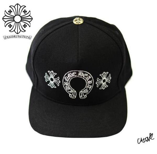 CHROME HEARTS★クロムハーツ キャップ コーデ レプリカ【ホースシュー＆プラス】◆ メンズキャップCH9