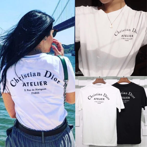 Christian Dior Atelierディオール ロゴTシャツ コピー＊White 863J621I0533_C089