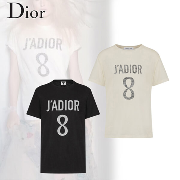 ★DIOR★ ディオール Tシャツ コピー JADIOR 8コットン/リネン Tシャツ585OB9