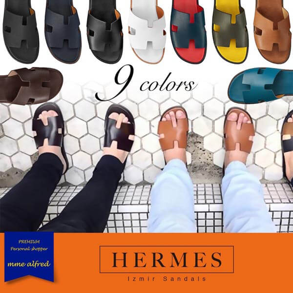 【大人気】HERMES エルメス★Izmirコピー  イズミール レザー サンダルH152415ZH02400