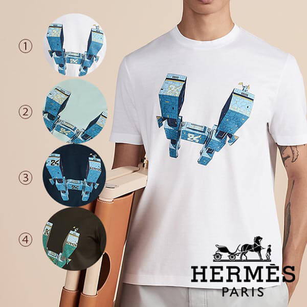 ★HERMES★大人気★コピー オデッセイ クルーネックコットン長袖Tシャツ15ZH5