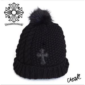 CHROME HEARTS 十クロムハーツ キャップ コーデ 偽物十【ニット帽 カシミヤ&ラム】◆CH TopCHD8