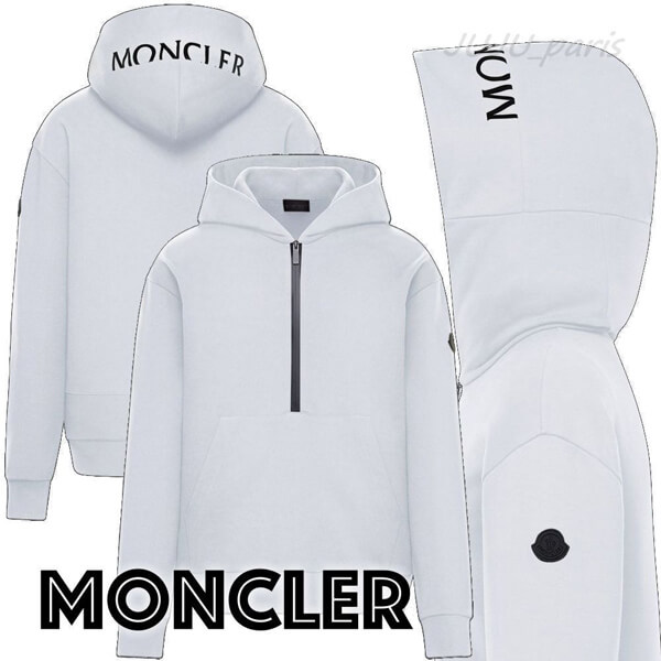 Moncler 偽物 2021SS★袖ロゴ★ロゴ入スウェットフーディ★関税送料込 21022507