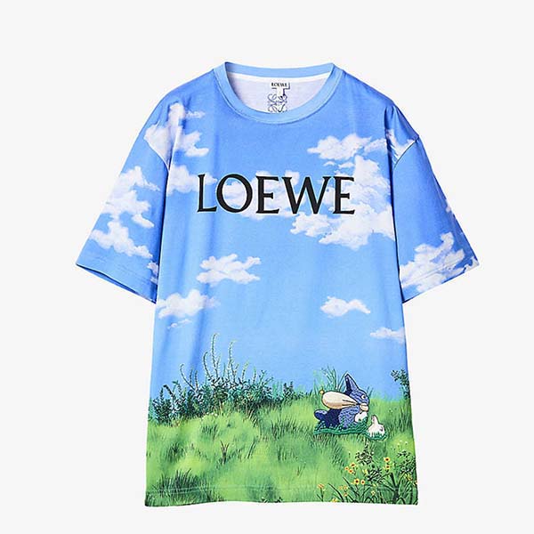 【LOEWE】×となりのトトロ スーパーコピー ランドスケープ トトロ Tシャツ 21022513