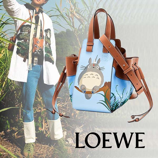 大人気【LOEWE】ロエベ 偽物 トトロ ハンモック バッグ スモール A538Z95X04