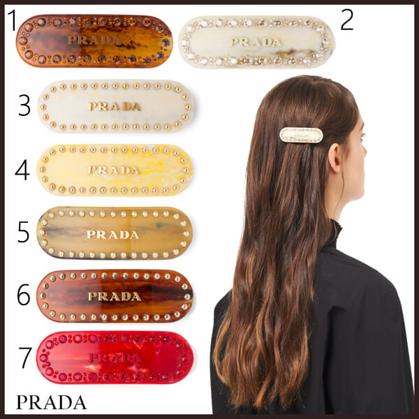 ★PRADA スーパーコピー★プラダ★プレックス ヘアクリップ★限定 1IF043_2CD0_F0XSY