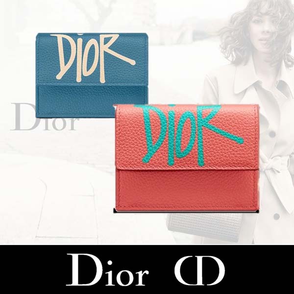 DIOR AND SHAWN スーパーコピー☆ 2021新作 折りたたみ 財布 2PUBC110YZS