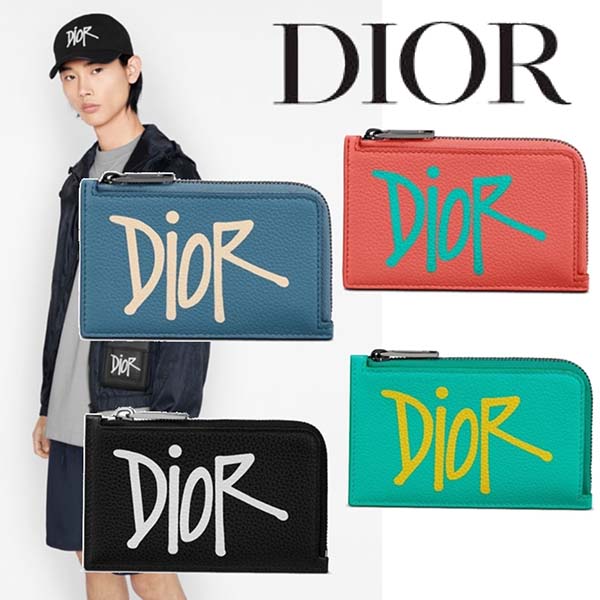 DIOR & SHAWN 偽物コラボ カードケース付 コインケース 21022621