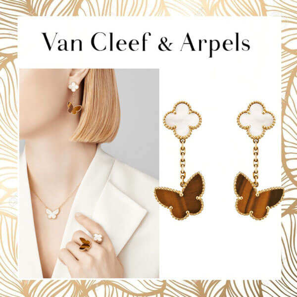 お洒落【Van Cleef & Arpels】スーパーコピー ラッキーアルハンブラ☆ピアス21022609