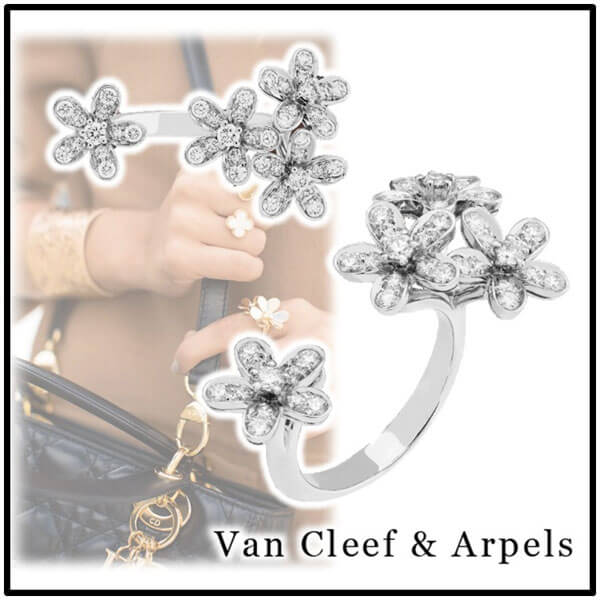 即日対応☆VanCleef&Arpels スーパーコピー ソクラテス アントレ レ ドア リング VCARB14500