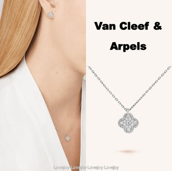 Van Cleef & Arpels ◇ コピー Sweet Alhambra ホワイトゴールド ダイヤ VCARO85900