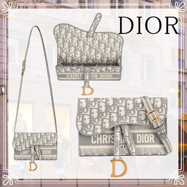 DIOR★スーパーコピー 21CruiseDiorOblique★SADDLE3WAYスリムポーチ S5647CRIW_M932