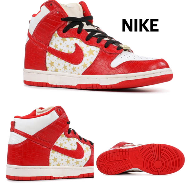 入手困難！Supreme x NIKE コピー コラボ Dunk High Pro SB Red 307385 161